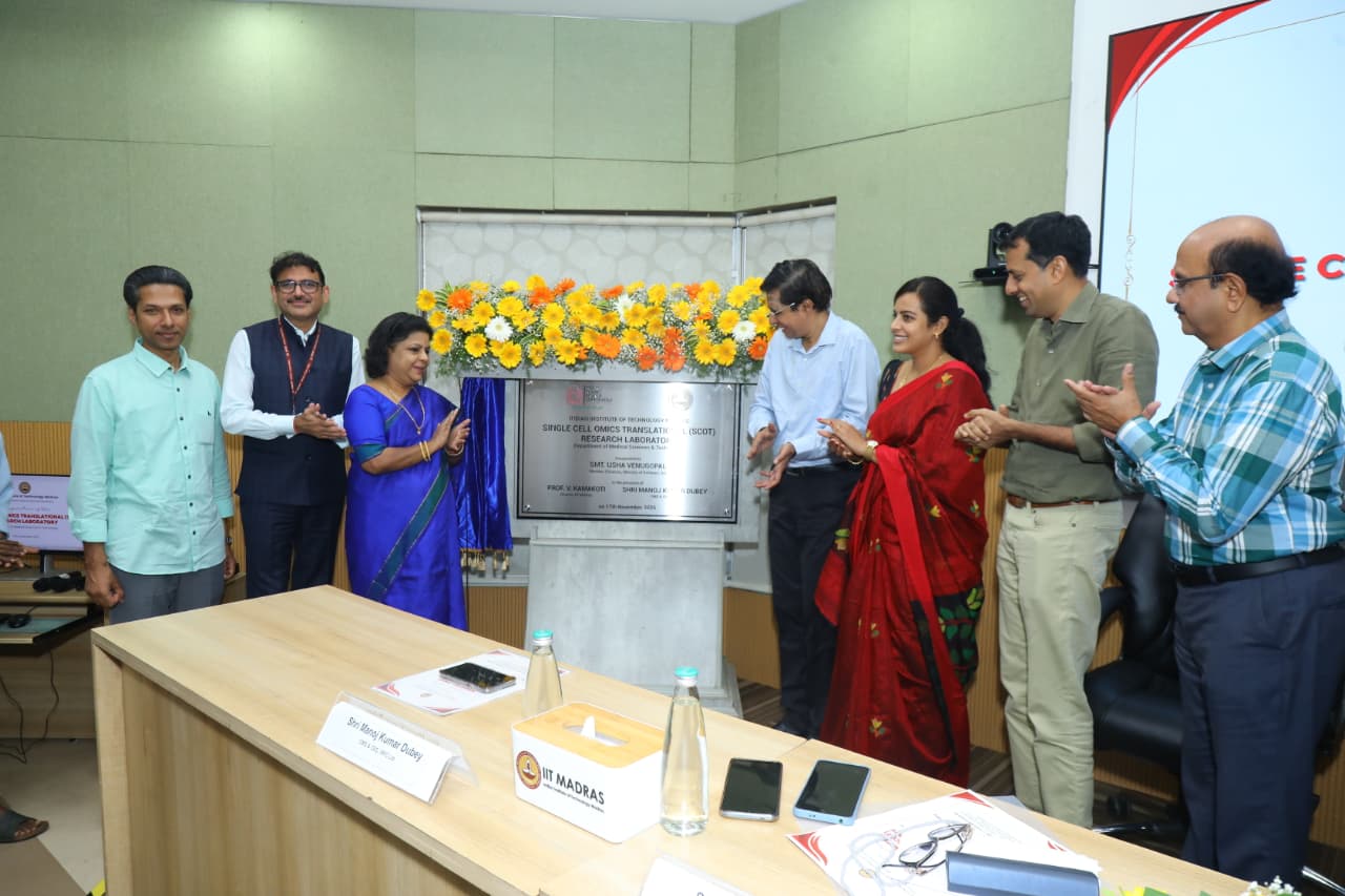 IIT Madras – Sponsored Single Cell Omics Translational (SCOT) Research Laboratory